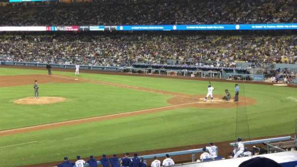Dodger Stadium, bloc: 135LG, rangée: C, place: 7