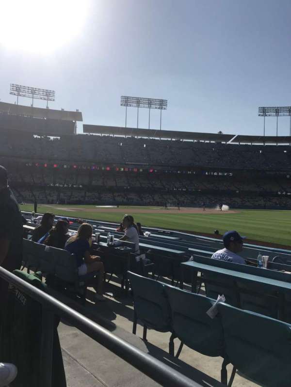 Dodger Stadium, bloc: 44FD, rangée: A, place: 6