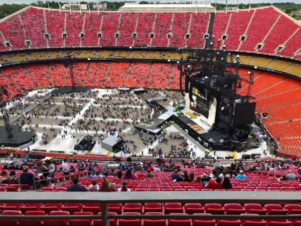 Arrowhead Stadium, bloc: 322, rangée: A1, place: 12