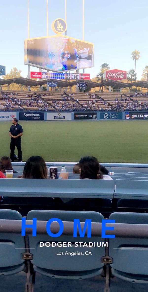 Dodger Stadium, bloc: 39FD, rangée: 2, place: 3-4