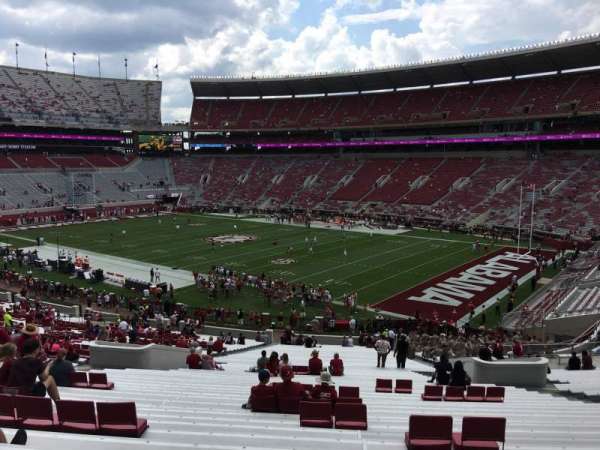 Bryant-Denny Stadium, bloc: MM, rangée: 56, place: 15