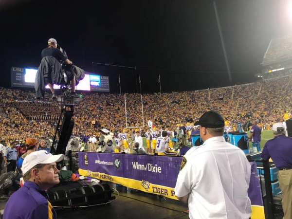 Tiger Stadium, bloc: 103, rangée: 1