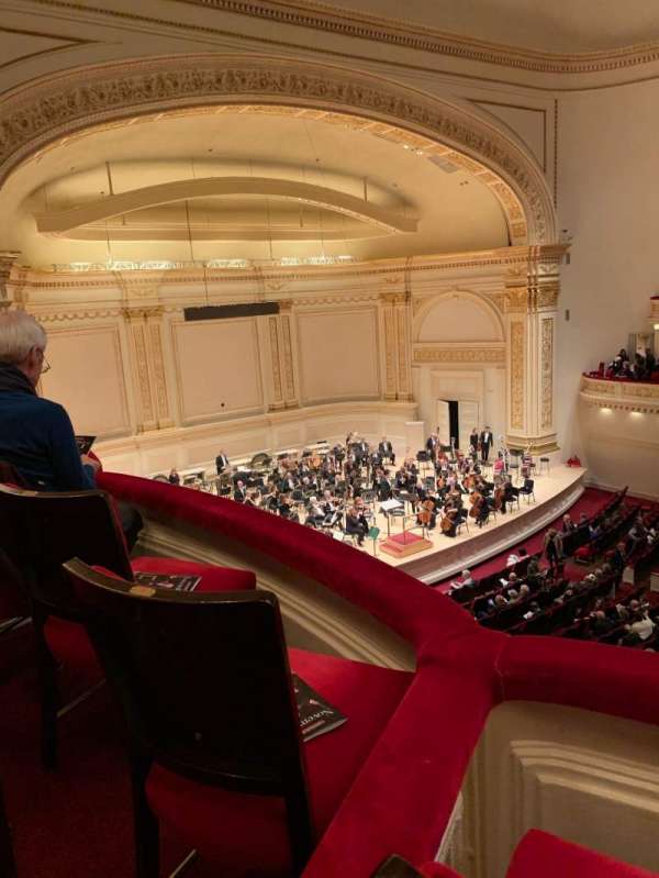Carnegie Hall, bloc: Box 48, rangée: 2, place: 6