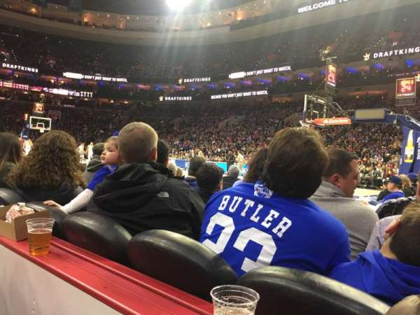 Xfinity Mobile Arena, bloc: 115, rangée: 1, place: 8