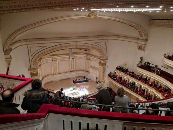 Carnegie Hall, bloc: Upper Balcony L, rangée: N, place: 47