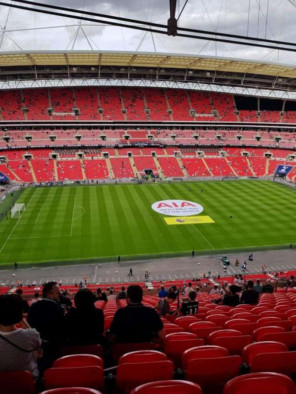 Wembley Stadium, bloc: 529, rangée: 21, place: 62