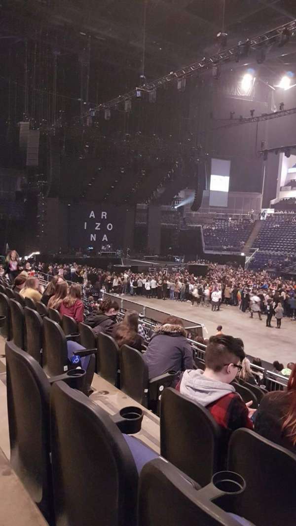 The O2, London, bloc: 103, rangée: Q, place: 93