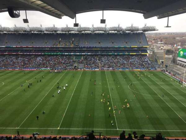 Croke Park, bloc: 705, rangée: W, place: 23