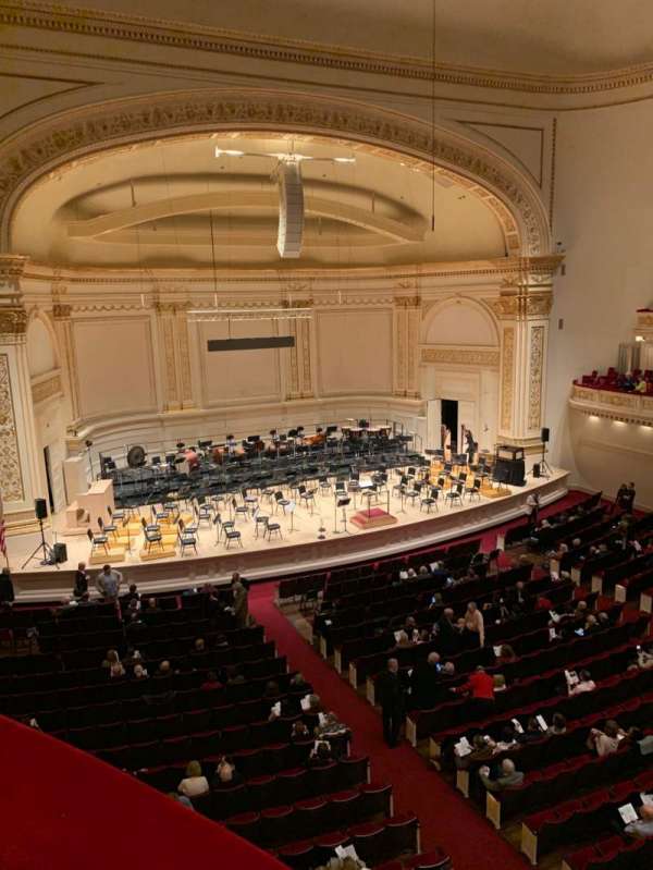 Carnegie Hall, bloc: Box 44, rangée: 1, place: 3