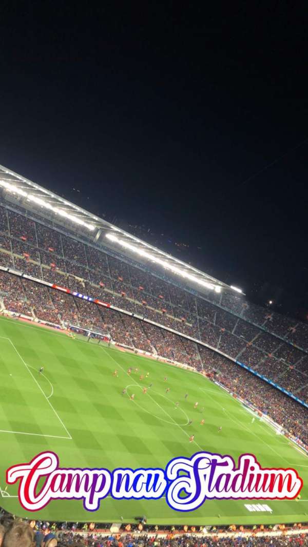 Camp Nou, bloc: 428, rangée: 14, place: 17