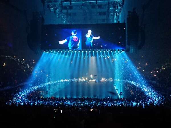 The O2, London, bloc: 107, rangée: S, place: 210
