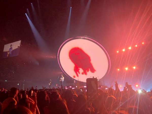 The O2, London, bloc: Floor A3, rangée: T, place: 45