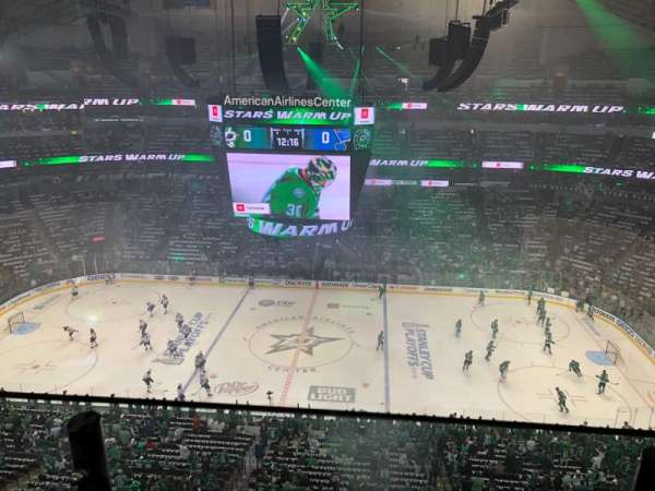 American Airlines Center, bloc: 309, rangée: C, place: 4