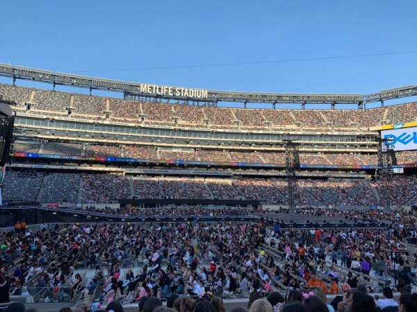 MetLife Stadium, bloc: 140, rangée: 14, place: 18