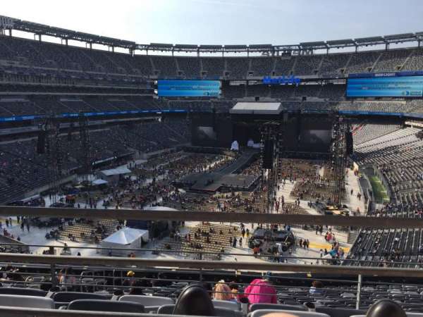MetLife Stadium, bloc: 224b, rangée: 1, place: 2