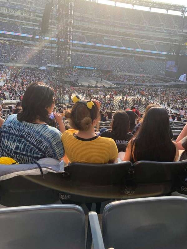 MetLife Stadium, bloc: 115A, rangée: 36, place: 11
