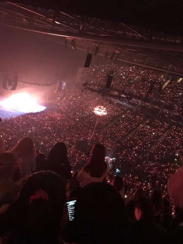 The O2, London, bloc: 407, rangée: P, place: 604