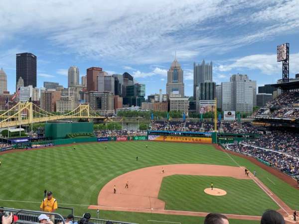 PNC Park, bloc: 222, rangée: J, place: 10