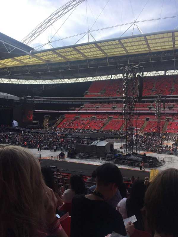 Wembley Stadium, bloc: 121, rangée: 36, place: 265