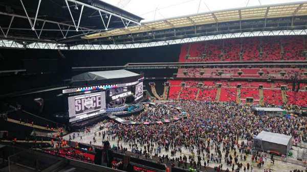 Wembley stadium, bloc: 527, rangée: 8, place: 3