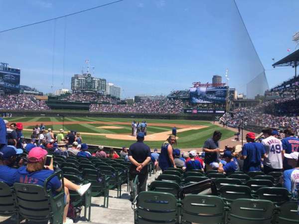 Wrigley Field, bloc: 116, rangée: 2, place: 3