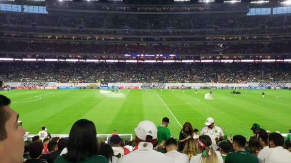NRG Stadium, bloc: 107, rangée: U, place: 10