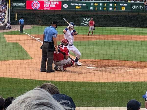 Wrigley Field, bloc: 20, rangée: 11, place: 12