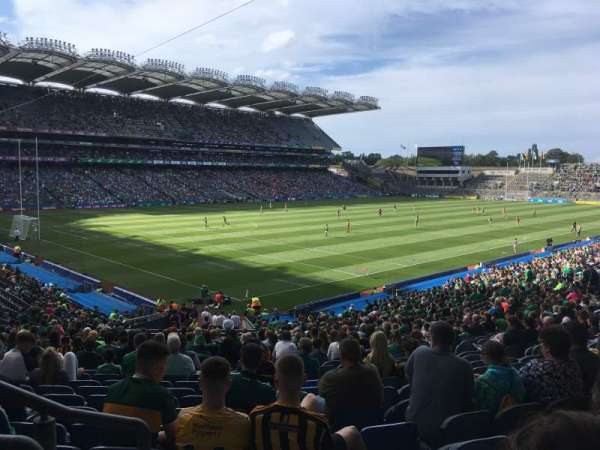 Croke Park, bloc: 313, rangée: MM, place: 12