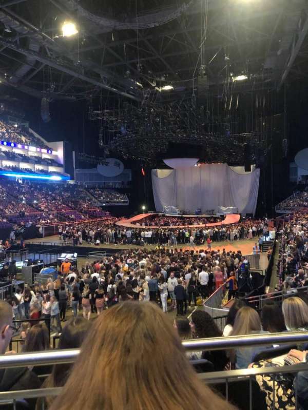The O2, London, bloc: 108, rangée: P