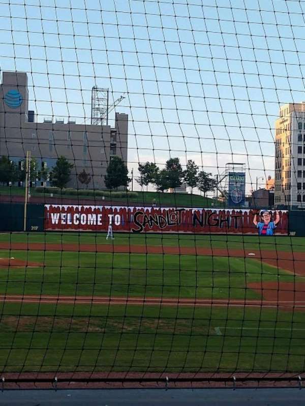 AutoZone Park, bloc: 107, rangée: E, place: 18