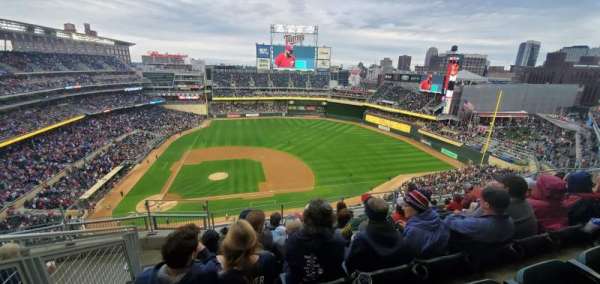 Target Field, bloc: 309, rangée: 6, place: 17