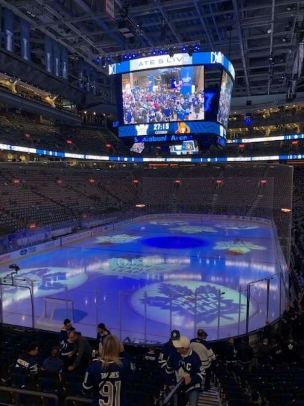 Scotiabank Arena, bloc: 112, rangée: 27, place: 24