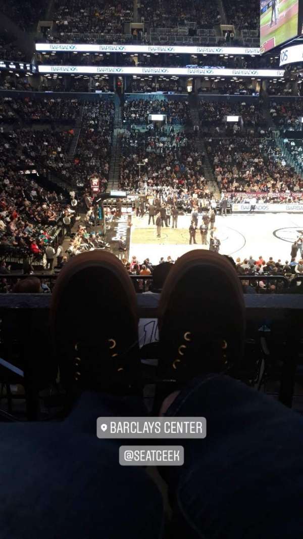 Barclays Center, bloc: 125, rangée: 4, place: 8
