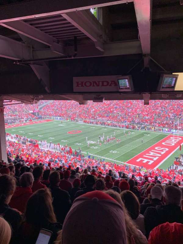 Ohio Stadium, bloc: 12B, rangée: 14, place: 3