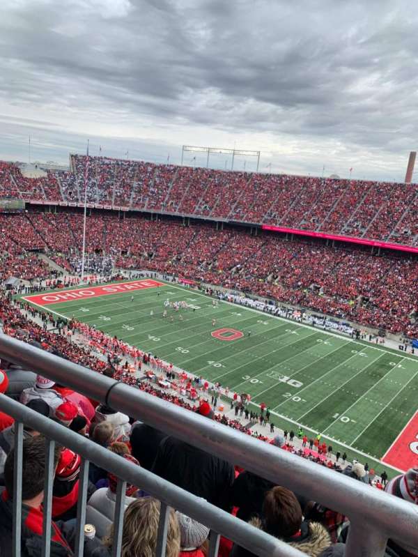 Ohio Stadium, bloc: 29D, rangée: 1, place: 8