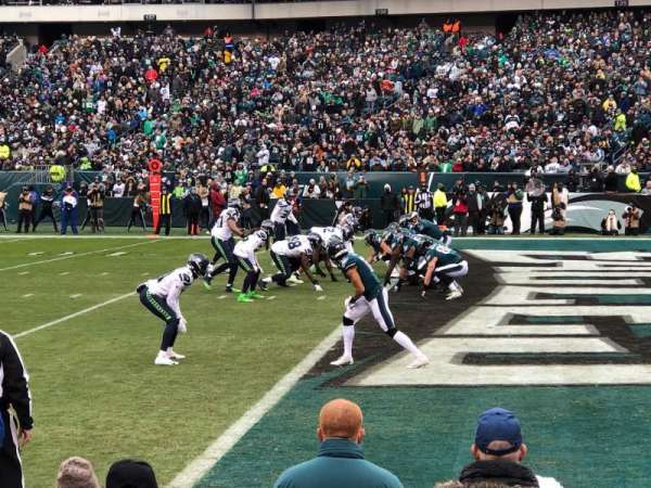 Lincoln Financial Field, bloc: 124, rangée: 2, place: 5