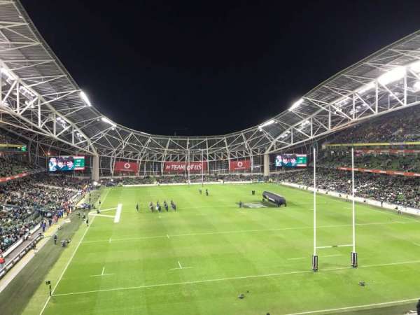Aviva Stadium, bloc: 428, rangée: A, place: 8