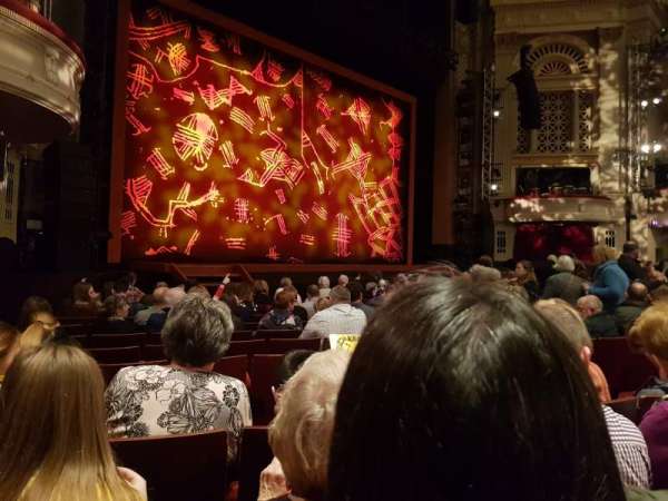 Edinburgh Playhouse, bloc: Stalls, rangée: P, place: 48