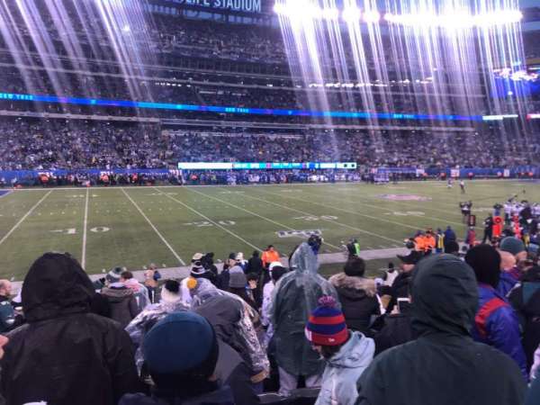 MetLife Stadium, bloc: 142, rangée: 12, place: 28
