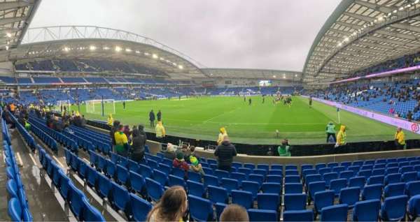 American Express Stadium, bloc: S1C, rangée: J, place: 44