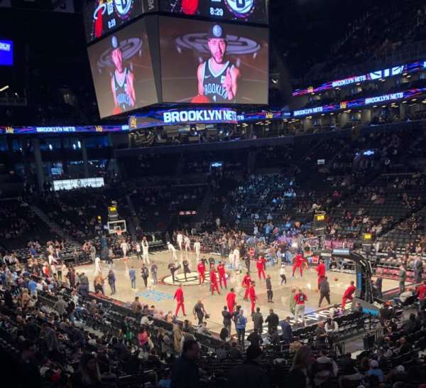 Barclays Center, bloc: 120, rangée: 3, place: 5