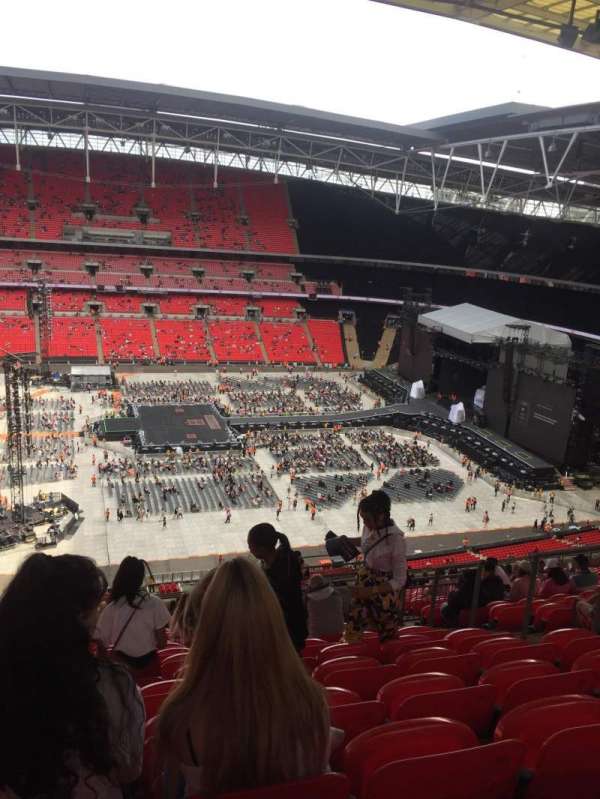 Wembley Stadium, bloc: 501, rangée: 25, place: 23