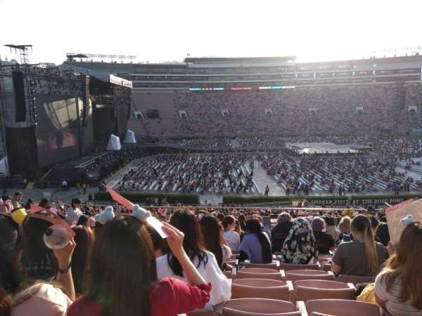 Rose Bowl, bloc: 4-L, rangée: 47, place: 14