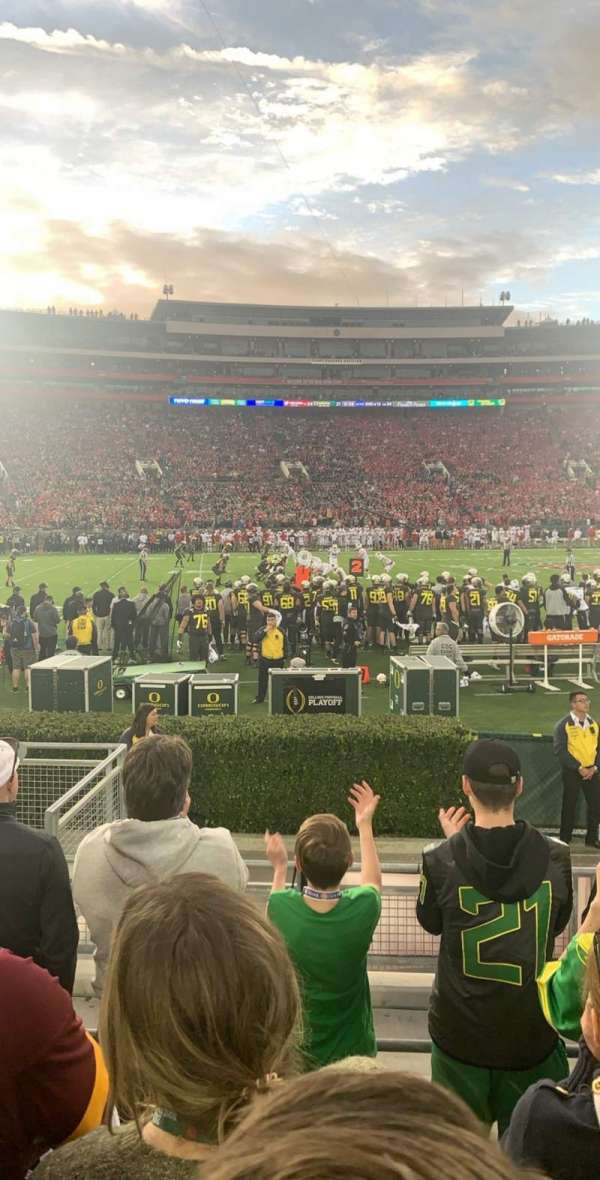 Rose Bowl, bloc: 3-H, rangée: 5, place: 105