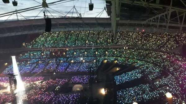 Wembley Stadium, bloc: 522, rangée: 28, place: 253