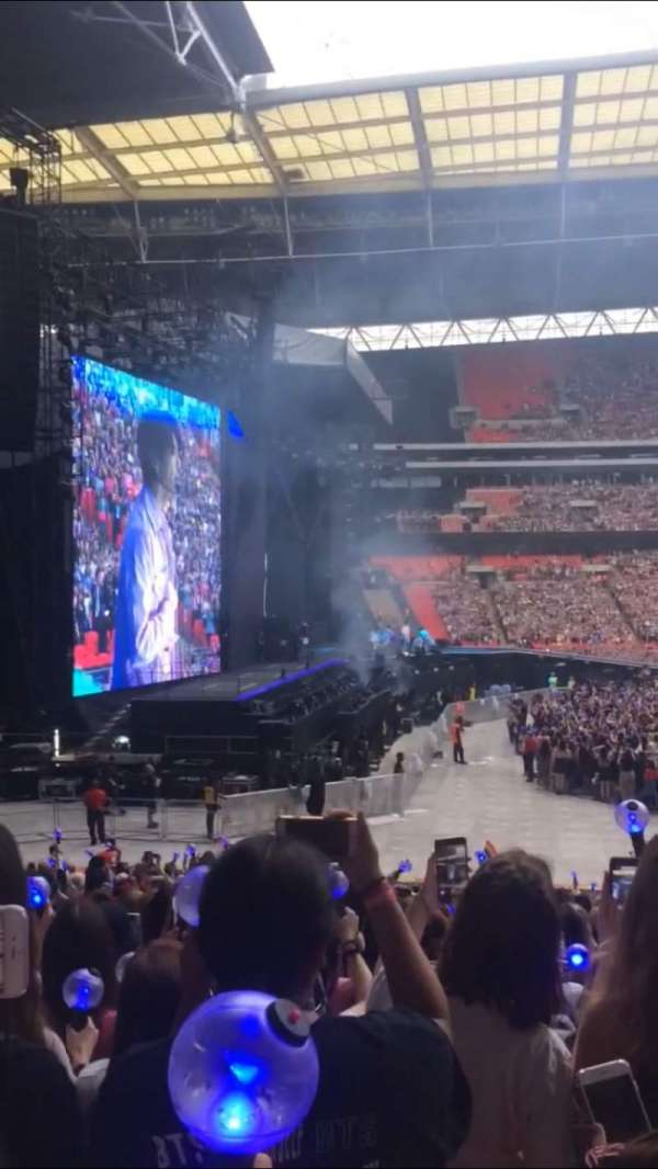 Wembley Stadium, bloc: 126, rangée: 25, place: 90