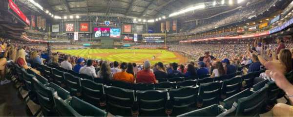 Chase Field, bloc: 125, rangée: 32, place: 6