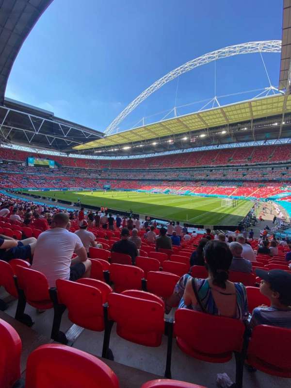 Wembley Stadium, bloc: 118, rangée: 29, place: 180