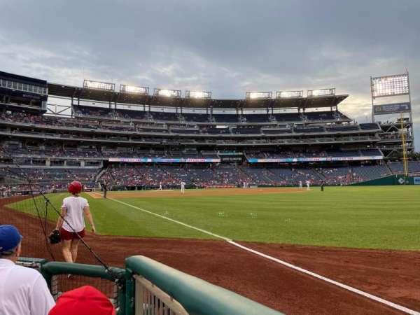 Nationals Park, bloc: 136, rangée: C, place: 1