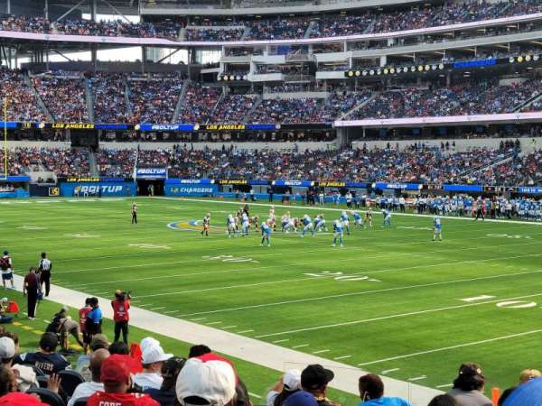 SoFi Stadium, bloc: C136, rangée: 10, place: 1